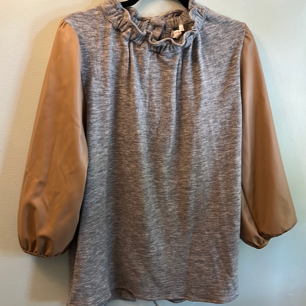 THML mixed media top